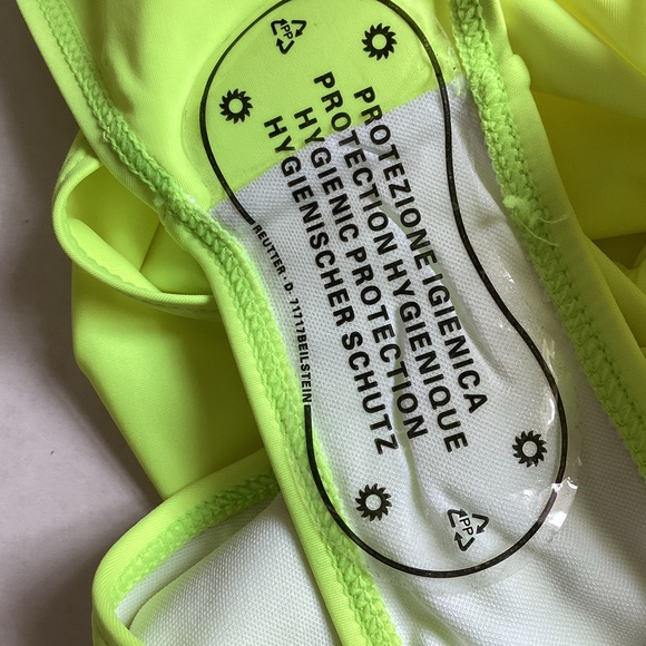 Neon Cut Out One Piece Swimsuit Size Medium - Picture 8 of 14